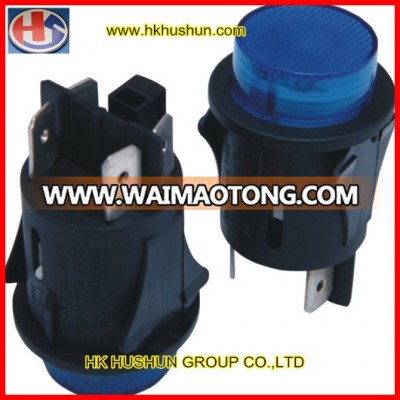 Waterproof Round Oval Push Button Switch (RL5-1D-BLB-O)