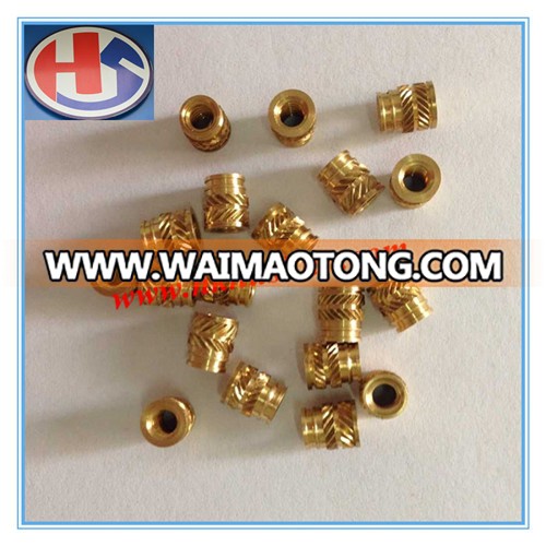 Brass Turning Spare Part, Metal Processing Copper Nut (HS-TP-0010)